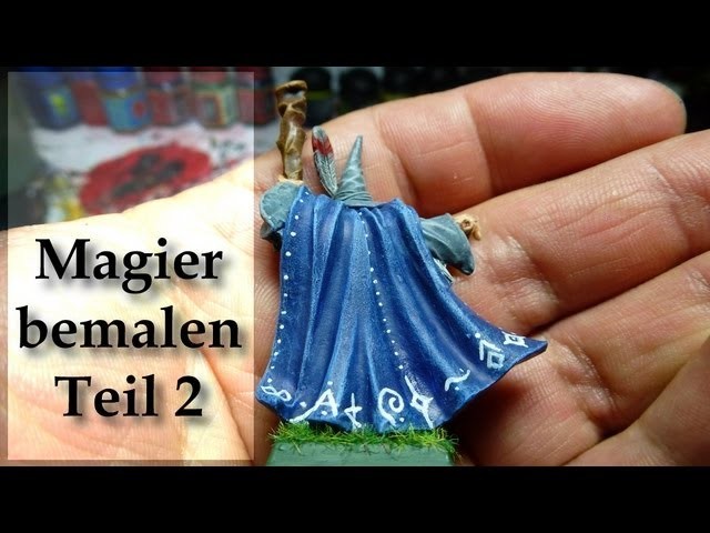 Lets paint Minis # 8 - Magier Bemalung - Teil 2 fi