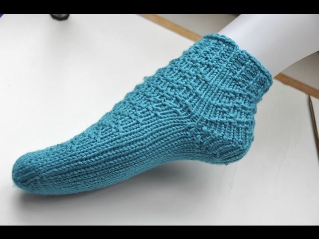 Socken stricken * Super Easy Socken von der Spitze * Teil 3 * Die Ferse