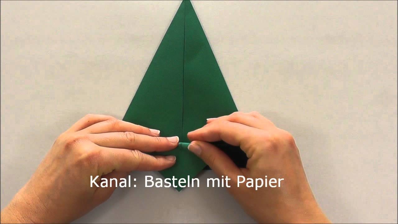 Tannenbaum basteln - Anleitung Weihnachtsbaum basteln