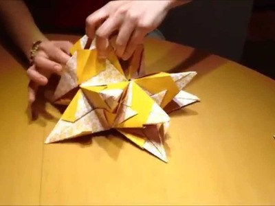 Weihnachtsstern Origami basteln