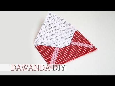 DaWanda DIY: Briefumschlag selber machen