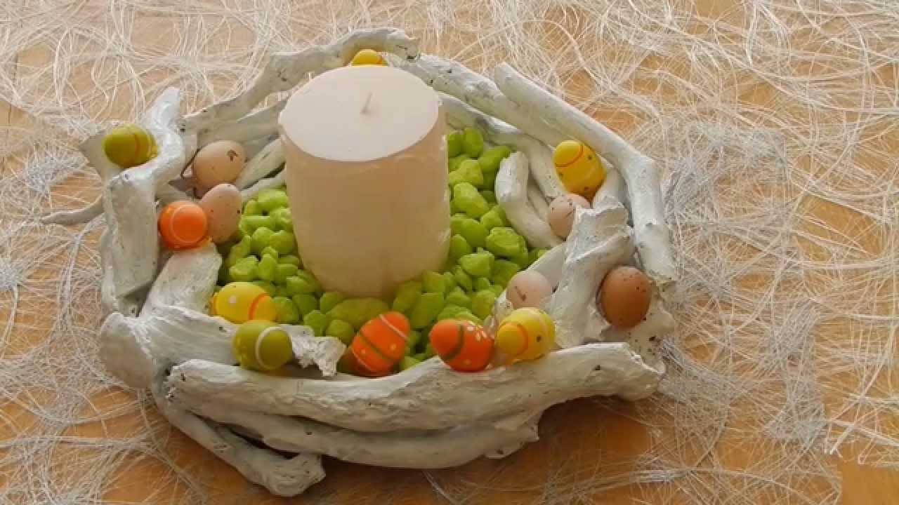 DIY: easy Easter decoration. Deko für Ostern basteln mit Ästen