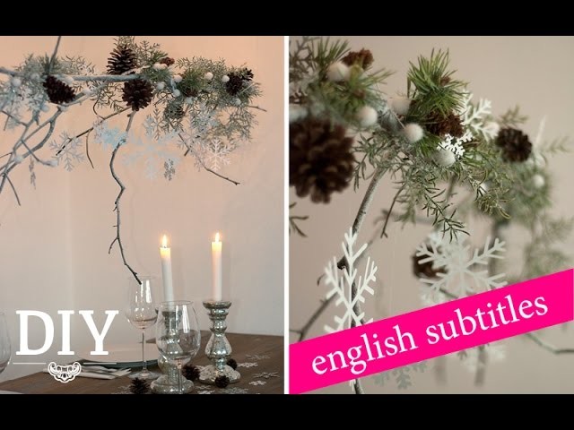 DIY: Großen weihnachtlichen Zweig dekorieren | Deko Kitchen