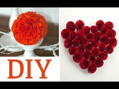 DIY: hübsche Rosen aus Servietten oder Papier | Deko Kitchen