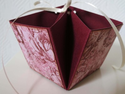 Geschenk Körbchen * DIY * Paper Gift Basket [eng sub]