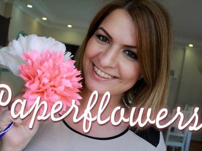 Paperflowers DIY - Blumen aus Papier -super Muttertagsgeschenk