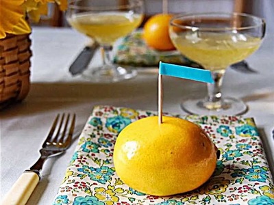Sommerdeko selber basteln -- Tolle Ideen mit Zitronen für den Tisch