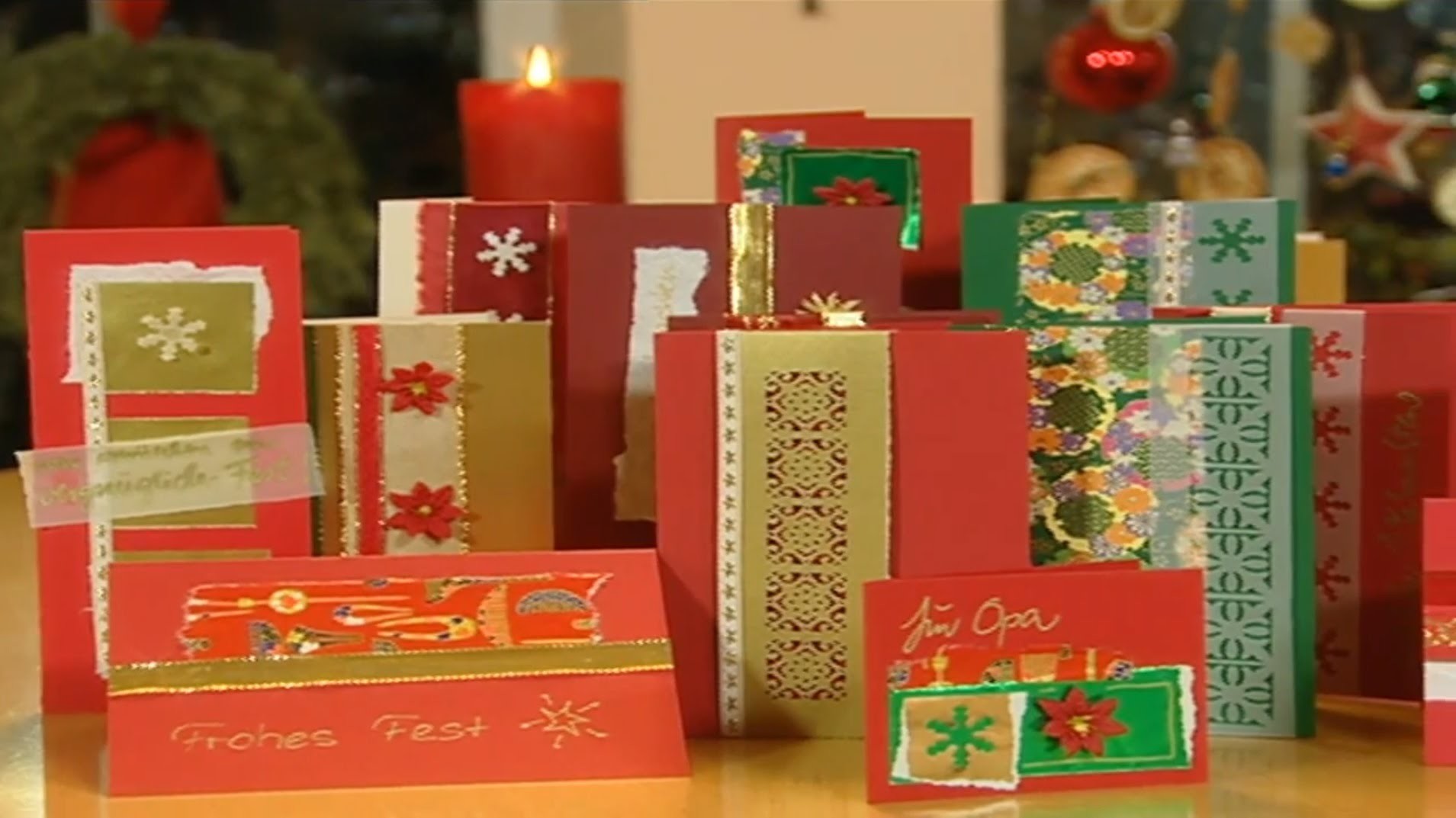 Weihnachtsdeko: Weihnachtsgeschenke einpacken und Karten basteln | ToolTown