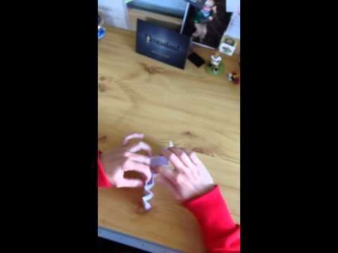 Buchstaben W aus Papier falten