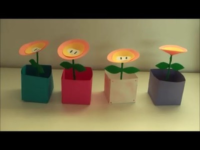 DIY: Feuerblumen Super Mario Nintendo basteln