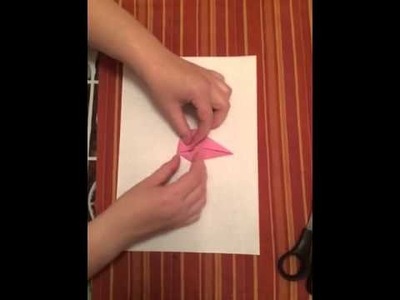 Schnecke aus Papier falten
