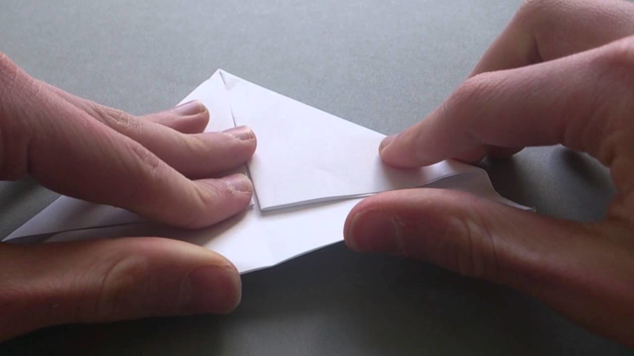 Basteln: Hut aus papier falten- wie man einen Hut Papier falten kann