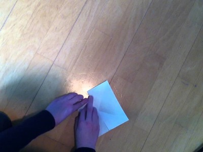 Basteln: Weihnachtsstern falten