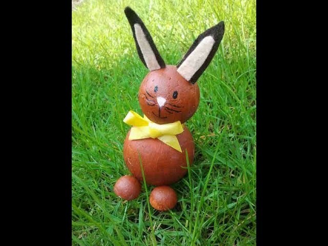 DIY Deko Ostern. Osterhase | Hase Frühling und andere Jahreszeiten. Styroporfigur