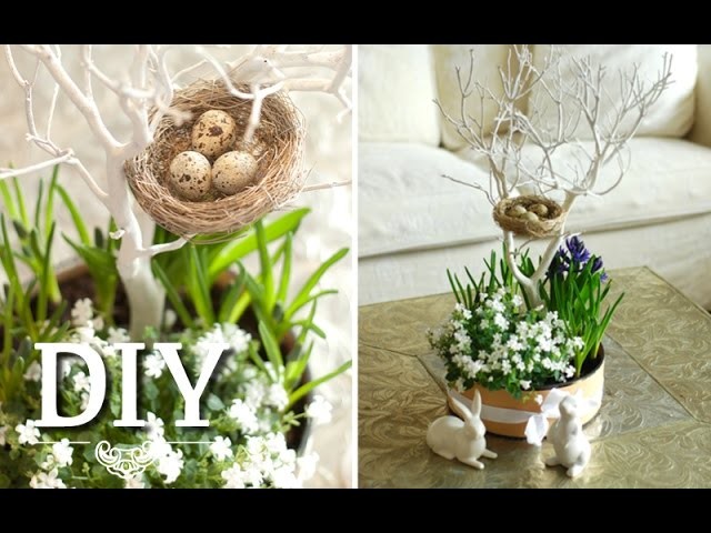 DIY: Hübsche Blumendeko.Centerpiece für Ostern selber machen | Deko Kitchen