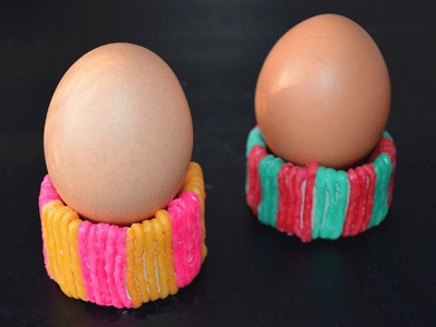 Ostern: Eierbecher basteln