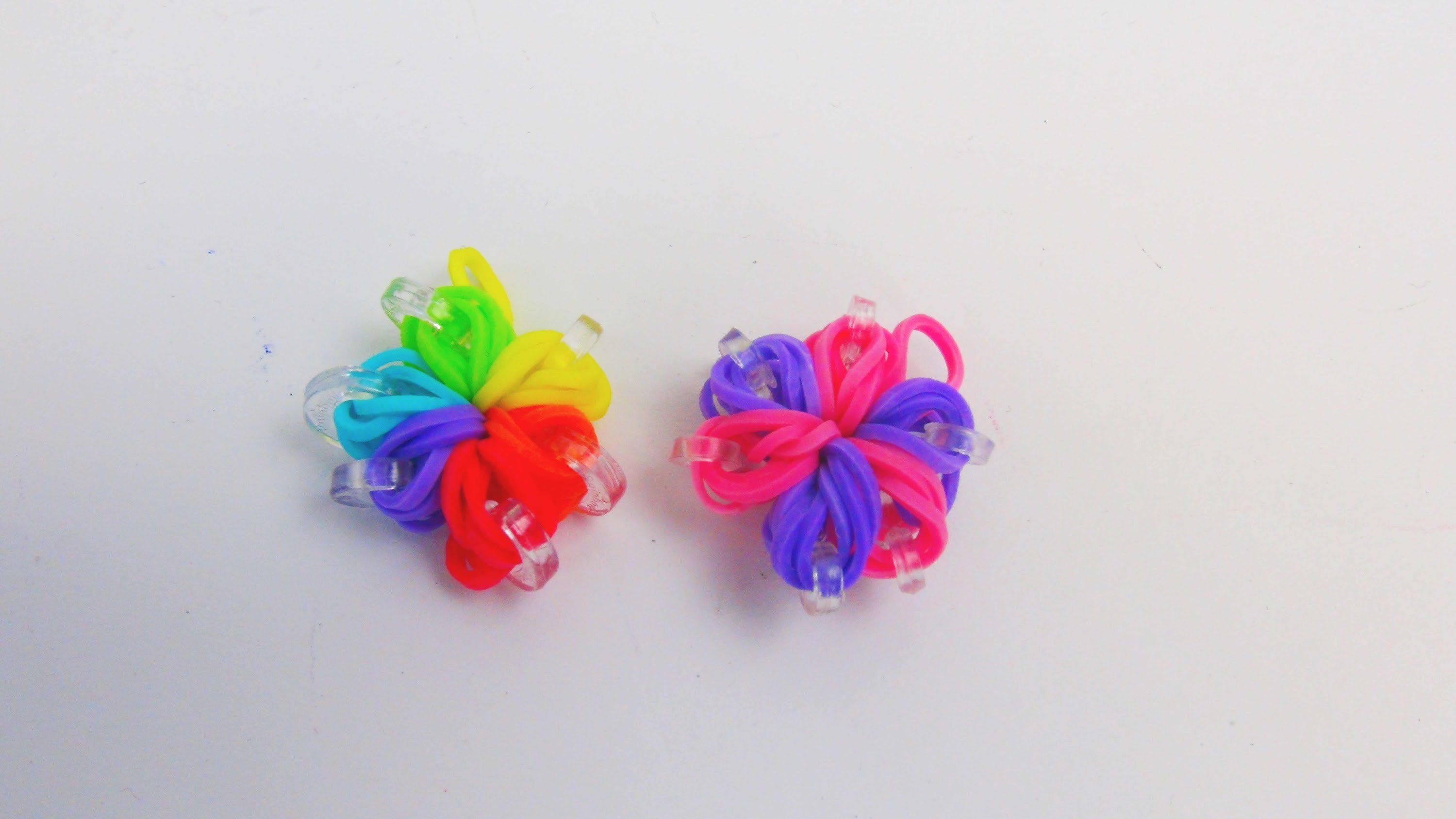 Blume Anhänger. Loom Bands Flower Charm Frühlingsblume Charm Flower Loom Bands DIY | deutsch