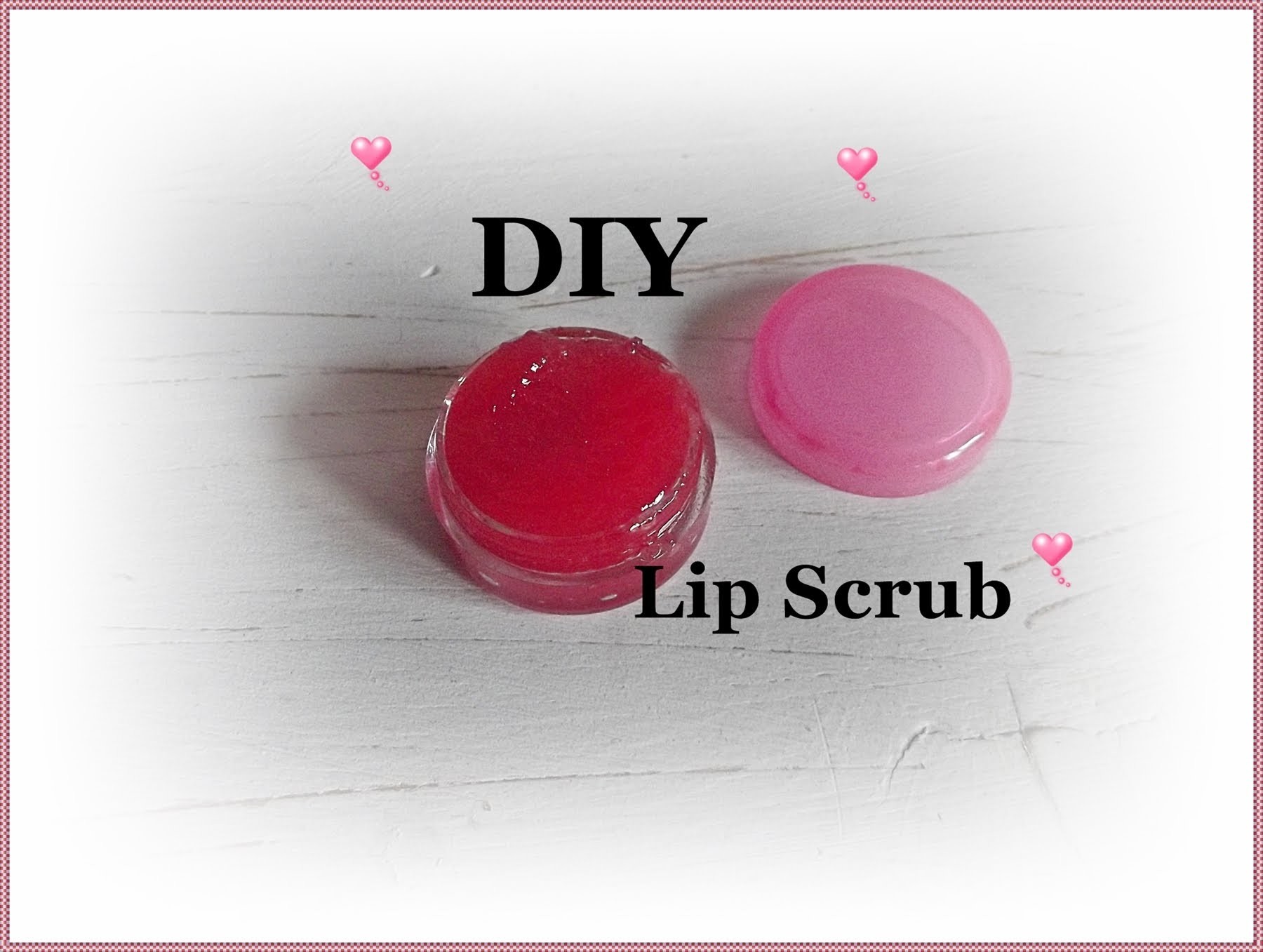 DIY Lip Scrub. Lippenpeeling DEUTSCH HD!