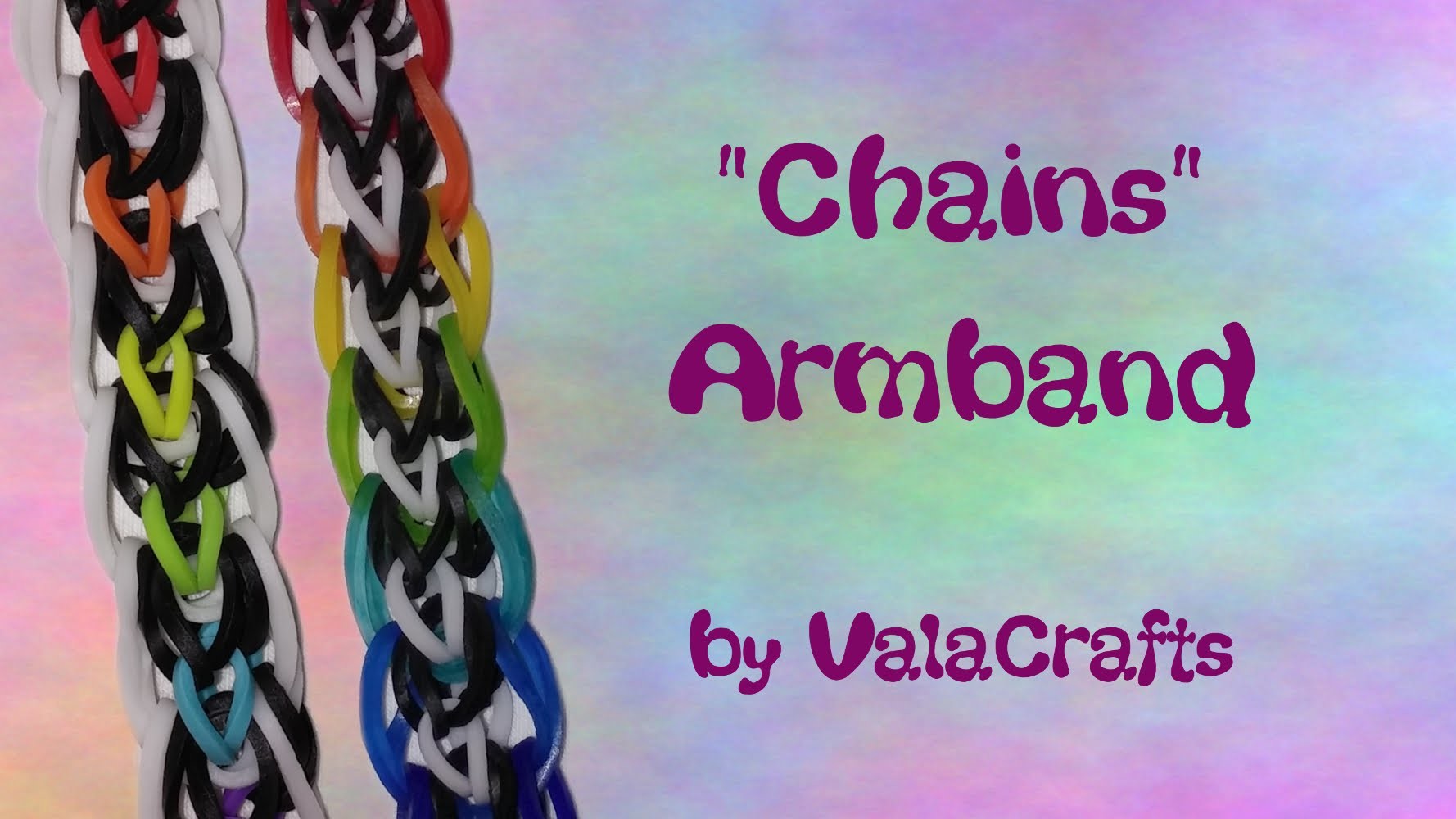 NEU Rainbow Loom Chains Armband (Original Design)