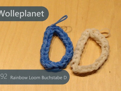 Rainbow Loom Buchstabe D mit Loom