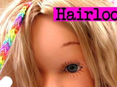Hairloom Studio Single 3-Pin Anleitung deutsch - Rainbow Loom für die Haare Tutorial