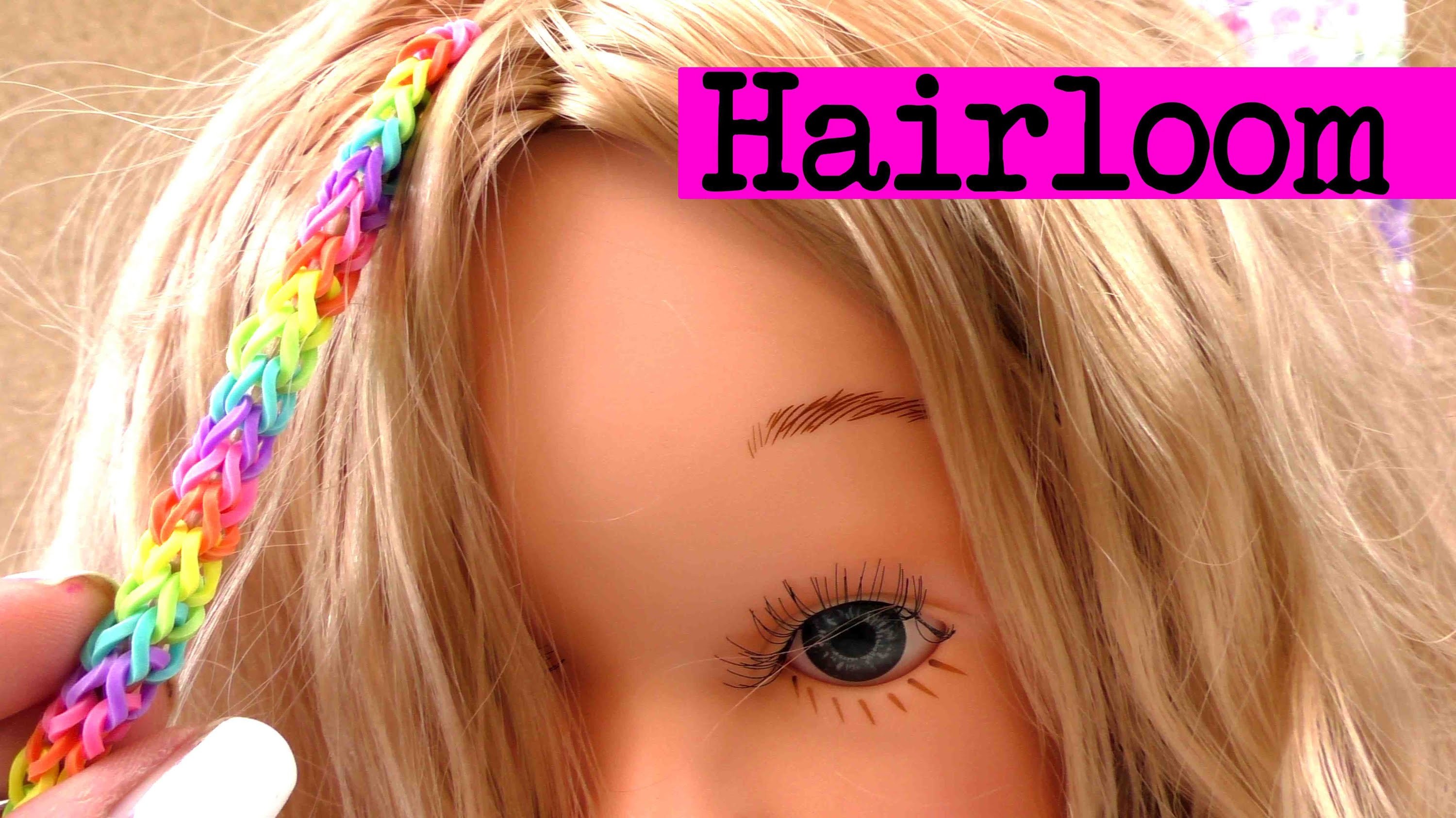Hairloom Studio Single 3-Pin Anleitung deutsch - Rainbow Loom für die Haare Tutorial