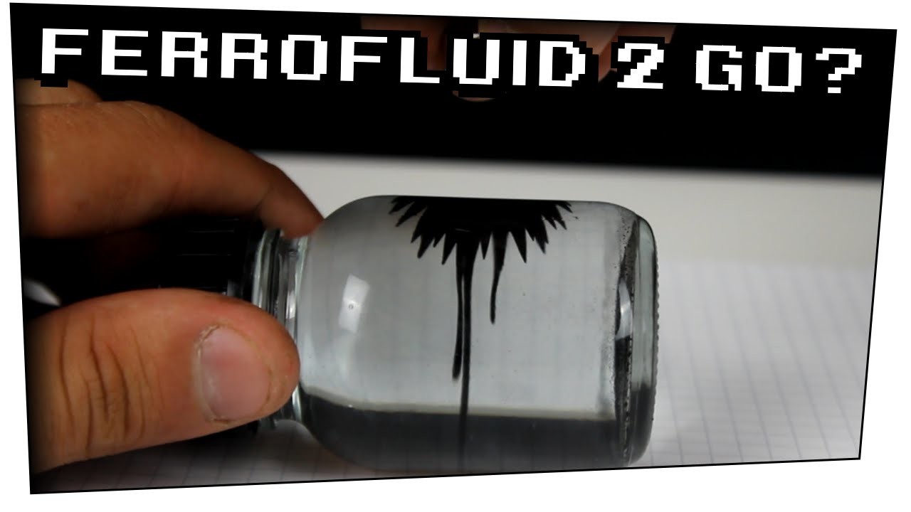 DIY Ferrofluid in a bottle. Ferrofluid zum mitnehmen? - Heimexperimente #46