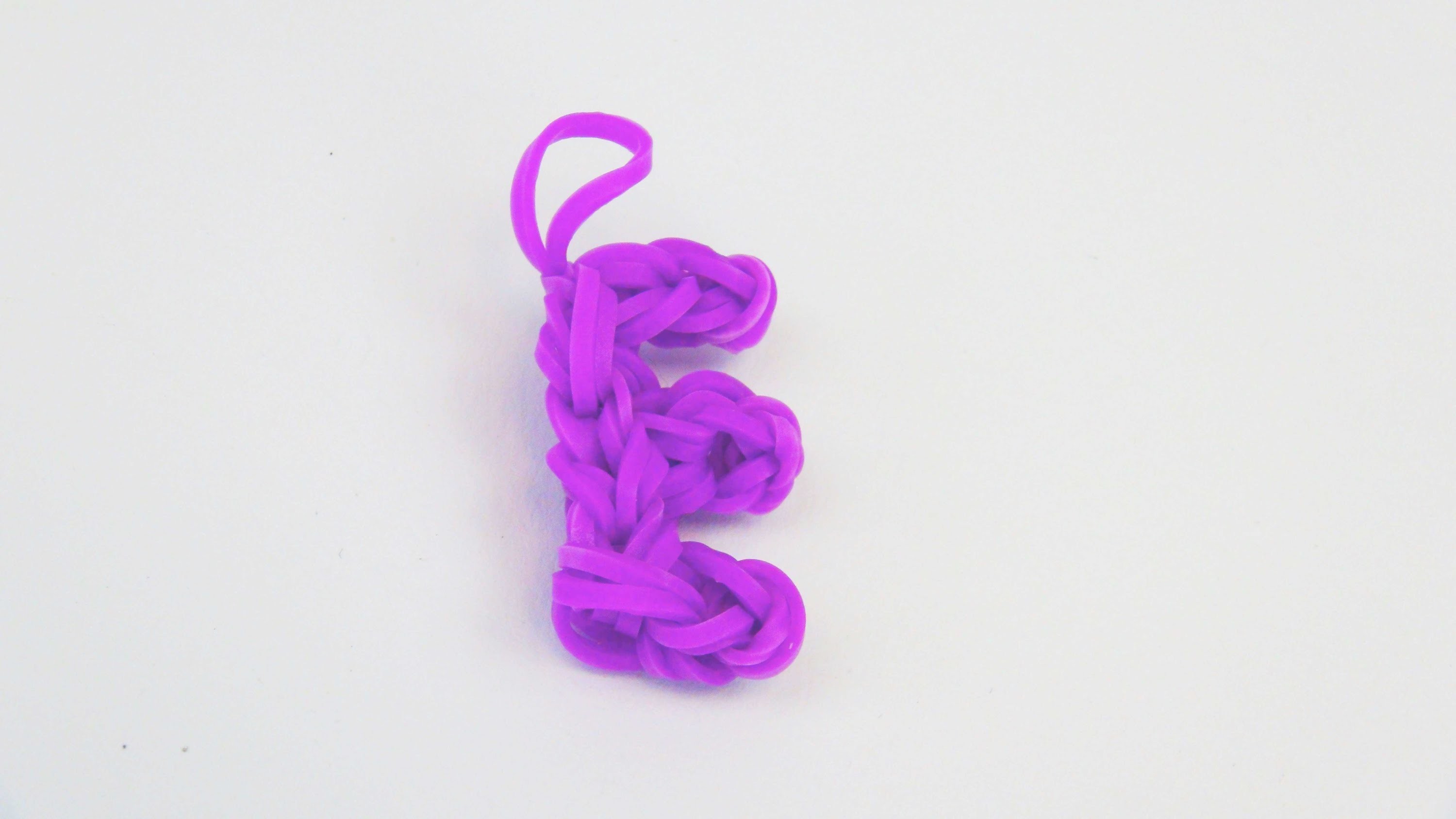 Letter E Charm Rainbow Loom Buchstabe E auf dem Rainbow Loom Buchstaben Anhänger E | deutsch