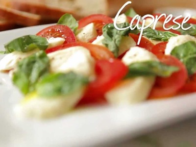 Rezept: Insalata Caprese (Tomate Mozzarella) selber machen