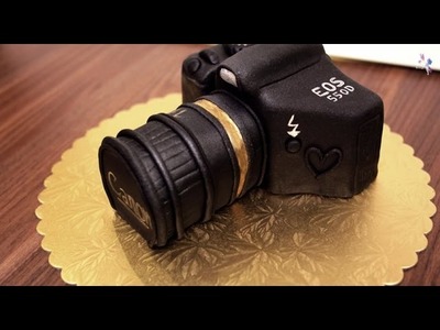 Canon-Kamera Torte - Camera Cake Tutorial - Canon Kuchen - von Kuchenfee