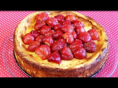 CHEESECAKE mit marinierten ERDBEEREN