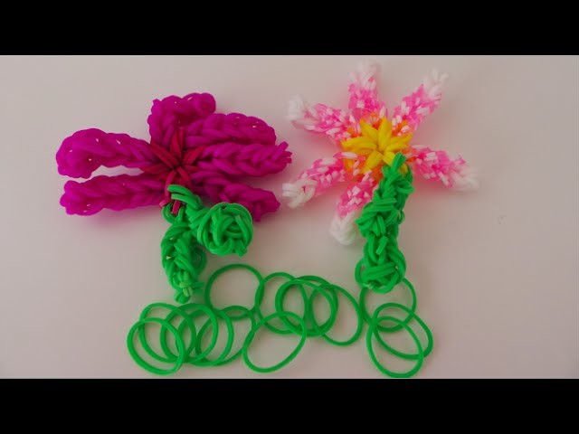 Loom bands frühlinghafte Lilie (deutsche Anleitung)