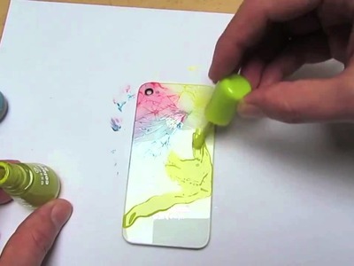 Apple iPhone 4S Backcover mit Nagellack stylen - handyreparatur123