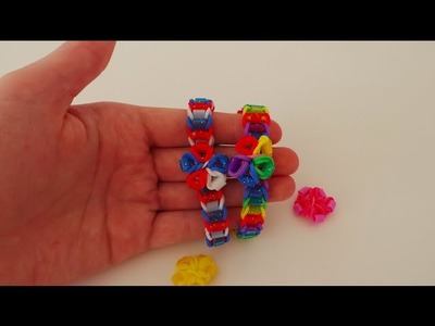 Loom bands Bügelperlen-Blume (deutsch Anleitung)