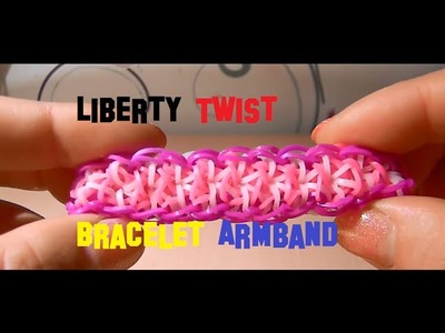 Rainbow Loom Liberty Twist Bracelet Armband DIY Deutsch