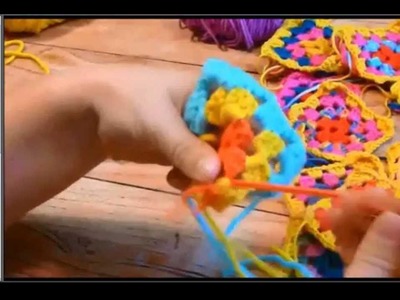 VhsStrickMooc - Tutorial 7 live aus dem virtuellen Klassenzimmer: Granny Squares häkeln