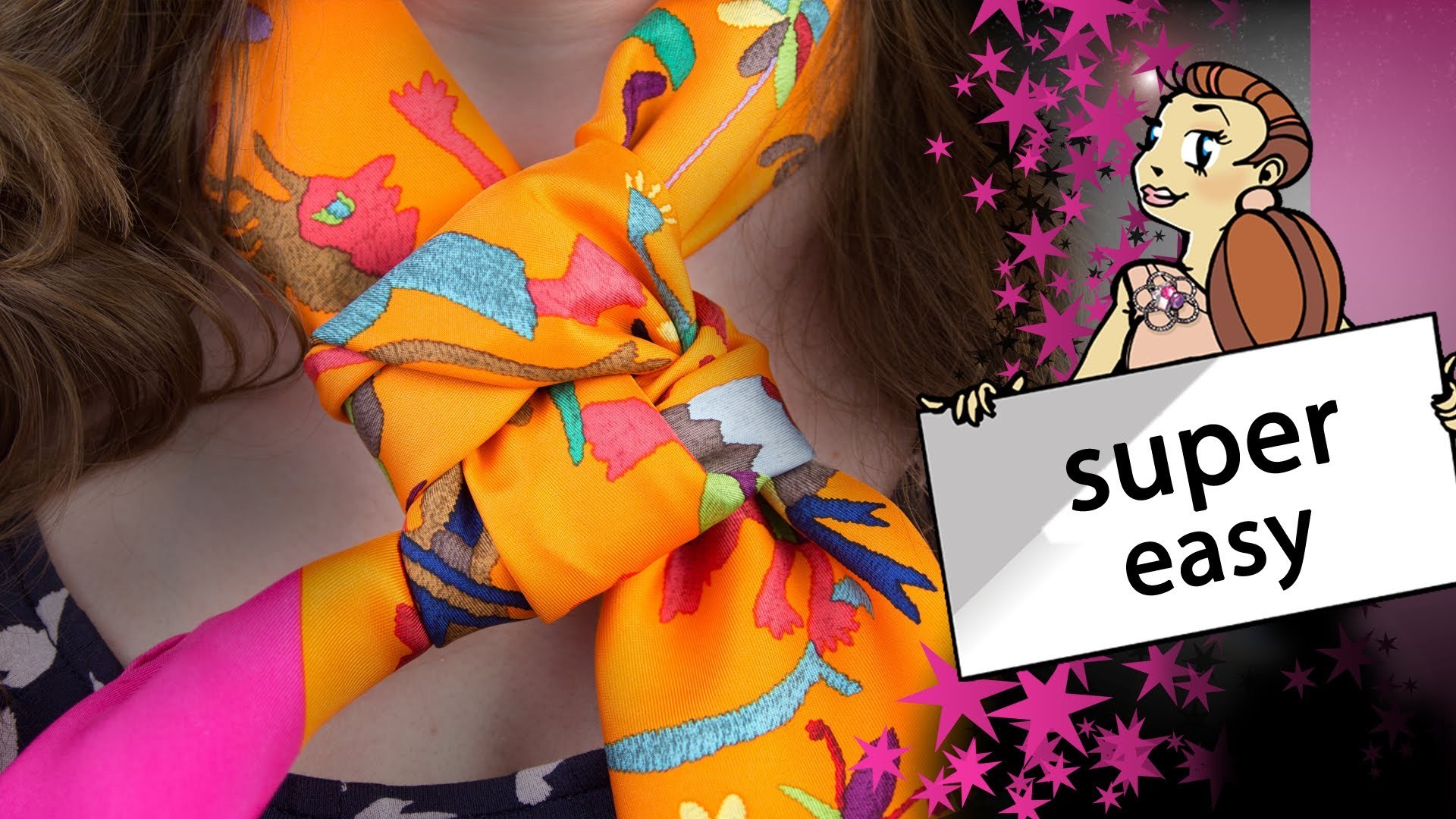 Der EXTRAVAGANTE Halstuchknoten