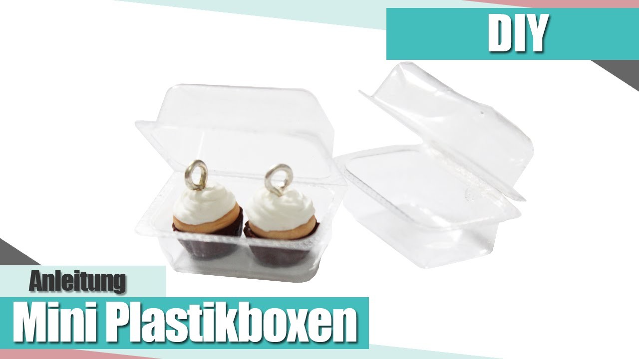 [DIY] Miniatur Plastikboxen - Upcycling | Anielas Fimo