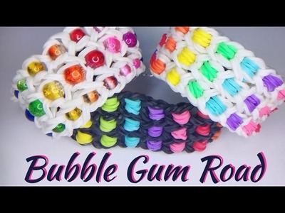 Rainbow Loom Bubble Gum Road Armband. bracelet