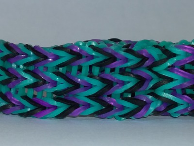 Rainbow Loom Triple Fishtail Bracelet without rainbow loom! Easy to make it! DIY!