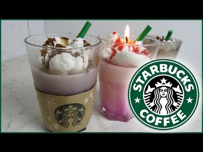 Starbucks Caramel Frappuchino Kerzen selber machen (DiY)