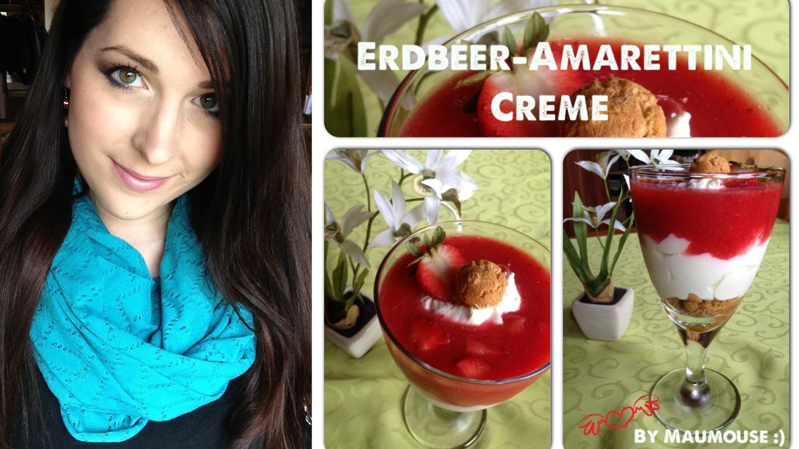 [Kochen mit MauMouse] Erdbeer-Amarettini Creme (Tutorial)