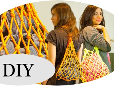 UPCYCLING-Ideen: T-Shirt Bag DIY. Netz-Turnbeutel mit Kim Lianne Pt.2
