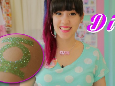 DIY | Glitzer Tattoos
