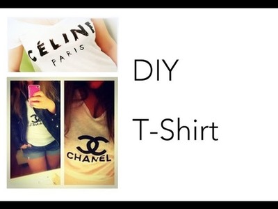 DIY [Céline Paris T-Shirt]