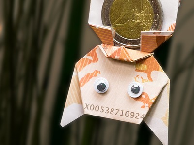 Kreative Geschenkidee - Origami Fledermaus aus Geld