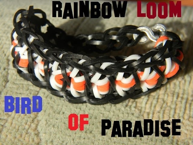 Rainbow Loom Bird of Paradise Bracelet DIY Deutsch