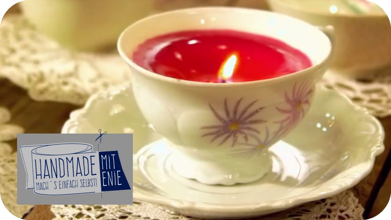 Kerzen in der Tasse | Handmade mit Enie - Mach's einfach selbst | sixx