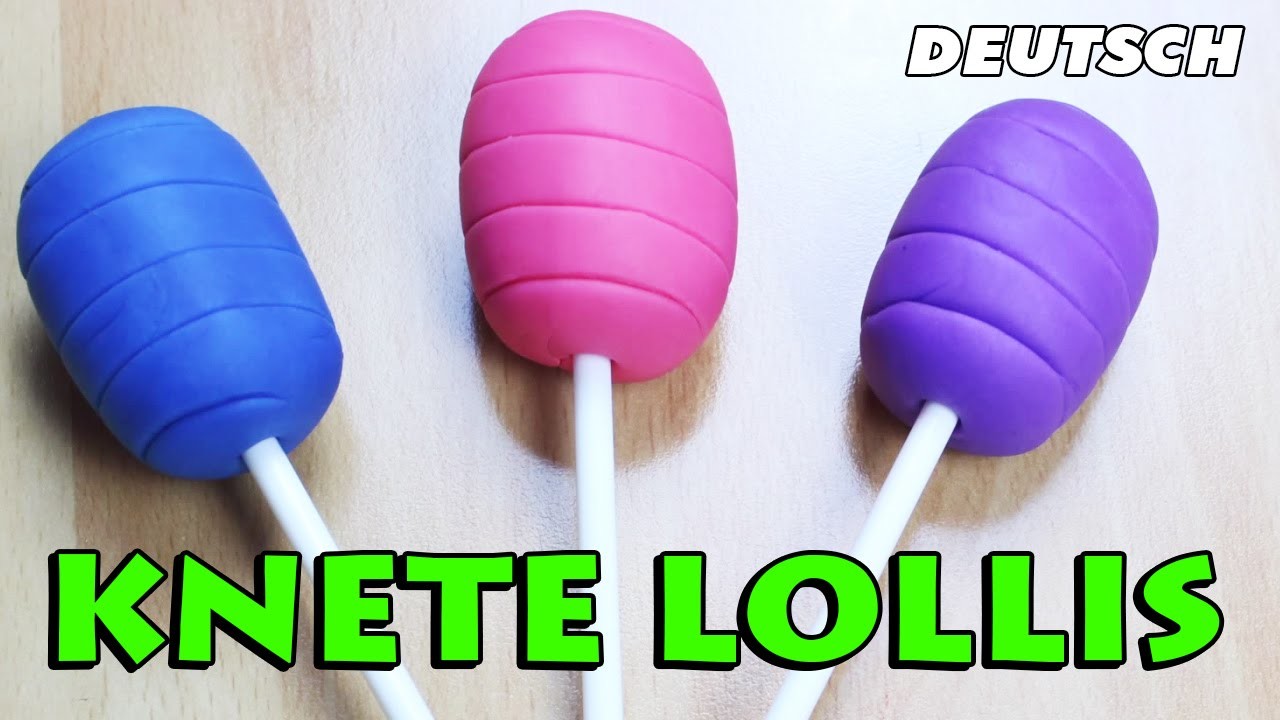 Knete Lollis | How To Make Playdough Lollipops