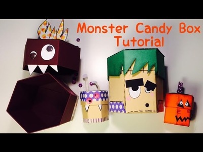 DIY Monster Candy Box [tutorial | deutsch]